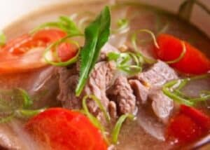 hướng dẫn nấu canh chua thịt nạc