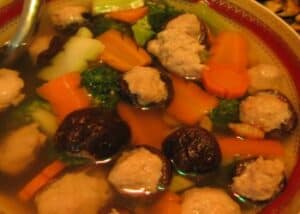 cách làm món canh hoa thị nấu thả