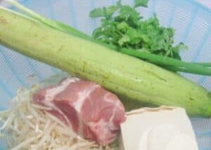 hướng dẫn làm món thịt heo xào giá mướp